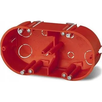 Elektroinstalační krabice Dvojitá instalační krabice pod omítku Elektro-Plast Nasielsk