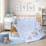 Dětské povlečení 2dílné Scarlett Kulíšek - modrá 100 x 135 cm