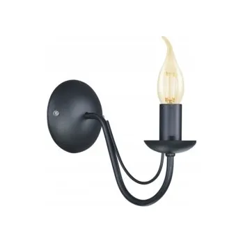 Nástěnné svítidlo Nástěnné svítidlo Kaja černé E14 60 W