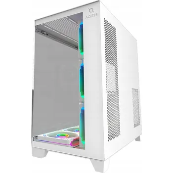 PC skříň Počítačová Skříň AQIRYS TITAN Midi Tower bílý