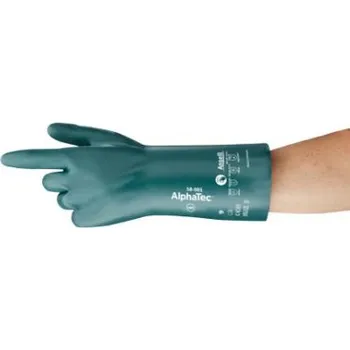 Pracovní oblečení Ansell Pracovní rukavice Ano Zelená Compliant to EN16350 Nitril Ano Ano Ano Nitril Ne 7 58-001