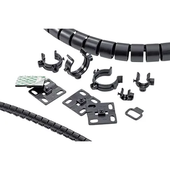 Stahovací páska HellermannTyton HWBASE-PA66HIRHS-BK úchytka šroubovací 161-64015 odolné proti úderu , tepelně stabilizovaná 1 ks