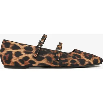 Dámské baleríny Deezee Dámské baleríny nízké hnědé ploché 38