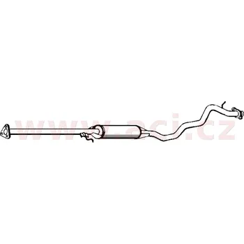 Střední díl výfuku střední díl výfuku ASSO/VENEPORTE (V 15.6012) (V 15.6012)