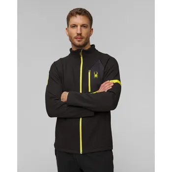Pánská mikina Černá Pánská Mikina Na Zip Spyder Wengen Bandit 38a485318-black2
