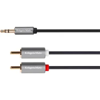 Audio kabel Kabel Jack 3.5mm stereo/2x Cinch 1,8m KRUGER a MATZ KM1214 Basic