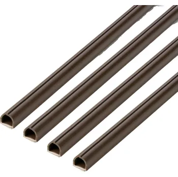 cablefix 2200-42 kabelová lišta (d x š x v) 1 m x 5.5 mm x 5 mm 4 ks hnědá