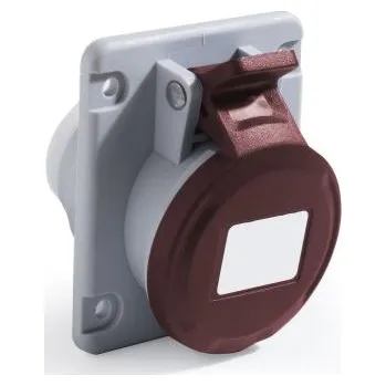 Elektrická zásuvka 10º SOCKET 32A 3P plus N plus G 6H 400V IP44