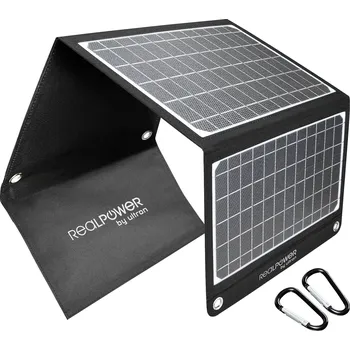 Univerzální solární nabíječka RealPower SP-22E, 411596 solární nabíječka, 22.5 W