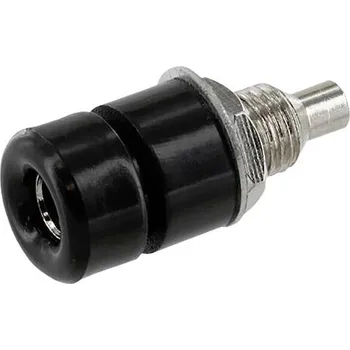 Krokosvorka econ connect TB40SW zdířka pro banánek zásuvka, vestavná Ø pin: 4 mm černá 1 ks Bulk