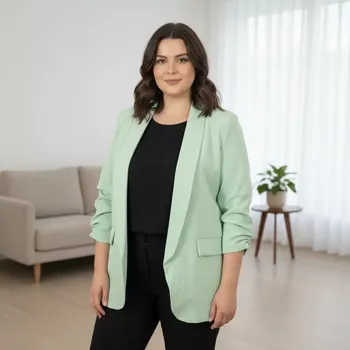 Dámské sako Dámské sako Elsa světle zelené M3497