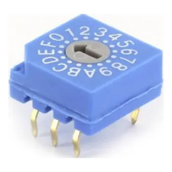 TRU COMPONENTS TC-CDS16 TC-CDS16 kódovací přepínač hexadecimální 0-9/A-F 1 ks