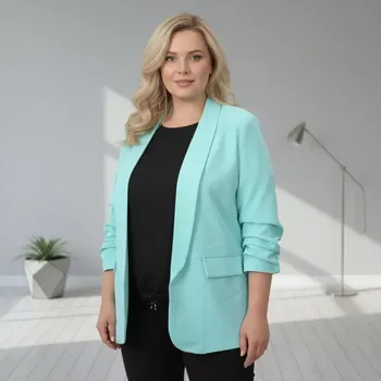 Dámské sako Dámské sako Elsa tyrkysové M3494