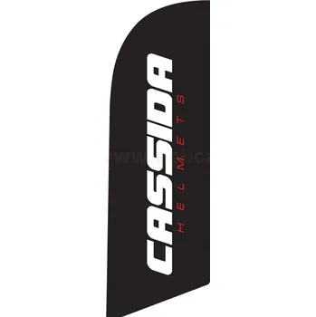 Vlajka samotná vlajka CASSIDA černá bez stojanu, výška 3 m (XX VLAJKA 01-1) (XX VLAJKA 01-1)