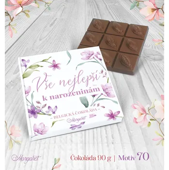Čokoláda Čokoláda | Motiv 70 (Narozeninová čokoláda)