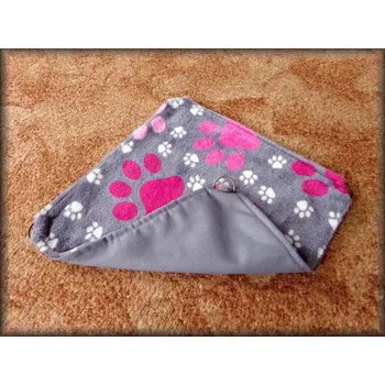 HAMAKA šedá + růžové tlapky