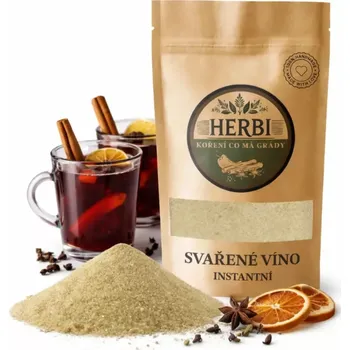 Koření Herbi Svařené víno instantní, 50 g – vanilkově skořicová směs pro rychlou přípravu