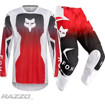 Moto oblečení Dětský komplet na motokros FOX 180 Youth Shield Flo Red 2026