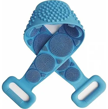 Masážní přístroj MASÁŽNÍ PŘÍSTROJ PÁS DO KOUPELNY POD SPRCHU SILIKONOVÝ MYCÍ HOUBA NA ZÁDA A TĚLO