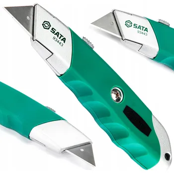 Pracovní nůž NŮŽ ODLAMOVACÍ NŮŽ NA TAPETY KOVOVÝ 19mm ČEPEL SATA