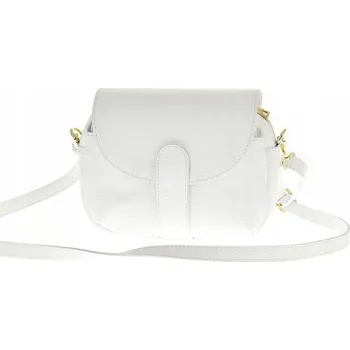 Kabelka Laura Biaggi kabelka přes rameno přírodní semišová kůže bílá