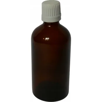 Skleněná lahvička 15 ml x 30 kusů s bílým uzávěrem