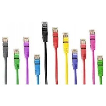 Síťový kabel GEMBIRD patch kabel RJ45, lisovaná koncovka, kategorie 5e UTP, 1m, červený