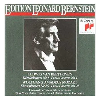 Zahraniční hudba CD Ludwig van Beethoven: Edition Leonard Bernstein - Beethoven Klavierkonzert Nr. 1, Mozart Klavierkonzert Nr. 25 2010