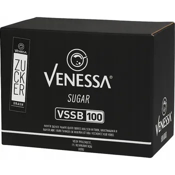 Cukr Cukr hygienicky balený hnědý 1000 ks x 4 g