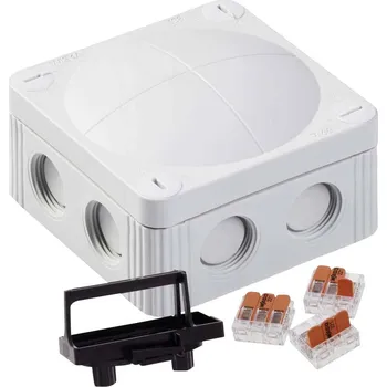 Rozvaděč Wiska 10110403 rozbočovací krabice (d x š x v) 85 x 85 x 51 mm šedá IP66 / IP67 5 ks