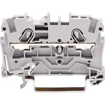 WAGO 2004-1207 svorka ochranného vodiče 6.20 mm pružinová svorka osazení: Terre zelená, žlutá 1 ks Box