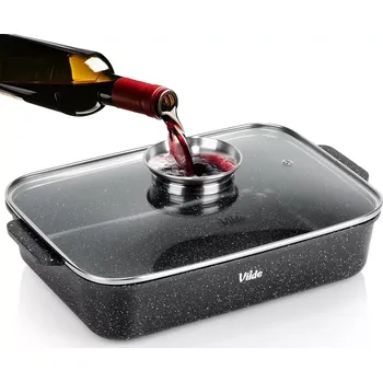 pekáč Granitová pekáč s poklicí Granitica 3,5 l, 35 × 23 × 12 cm