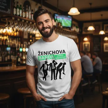 Pánské tričko STRIKER Tričko na rozlučku se svobodou zítřek neexistuje Barva: Bílá, Velikost: M