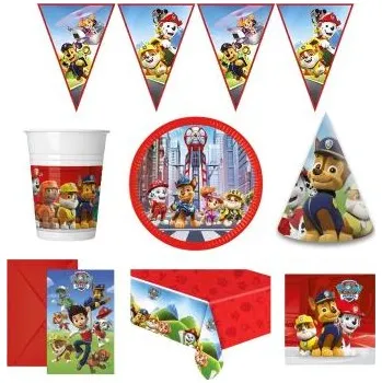 Party dekorace Dětská narozeninová sada Tlapková Patrola - Paw Patrol - 10 osob
