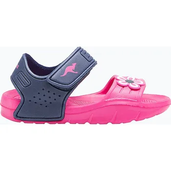 Dívčí obuv Dětské sandály Kangaroos KangaSwim II daisy pink/dark navy