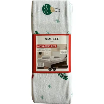 Prostěradlo Prostěradlo s gumou Smukee bavlna 160 x 200 cm