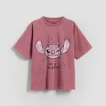 Reserved - Tričko s efektem praní Lilo a Stitch - světle fialová - 048HU-34X - 048HU-34X-158