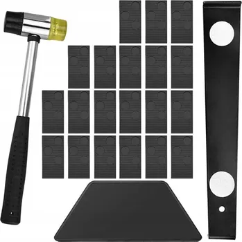 Kladivo Sada pro montáž plovoucích podlah 33 ks kladivo dorážecí blok páčidlo klíny