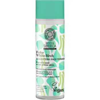 Kosmetika Natura Siberica Polar White Birch Clarifying Face Toner rozjasňující pleťové tonikum 200 ml
