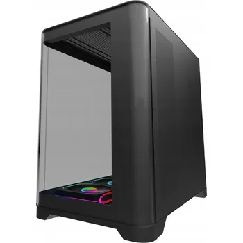 PC skříň Počítačová Skříň AQIRYS EUROPA Midi Tower černý