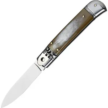 kapesní nůž Zavírací nůž AKC Slim Leverlock 20cm Brazilian Horn