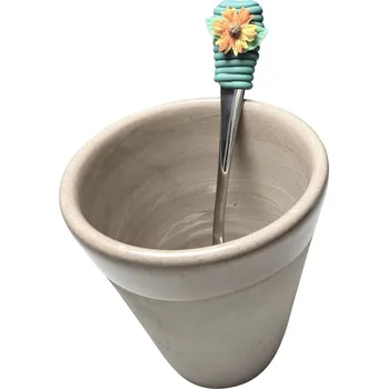 Příbor Lžička Fimo - podzimní květ 2