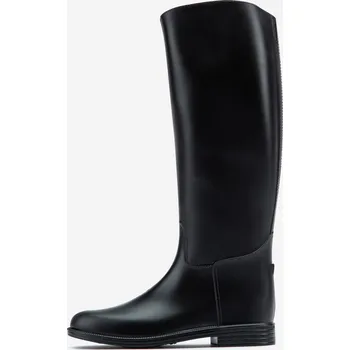 Jezdecká obuv FOUGANZA Jezdecké boty pro dospělé SCHOOLING černé 45 ČERNÁ