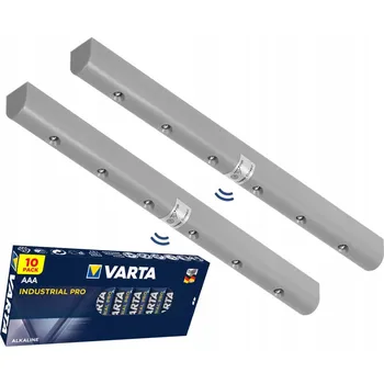 Lampička 2x Maclean 6 led lampa s detektorem pohybu + baterie AAA