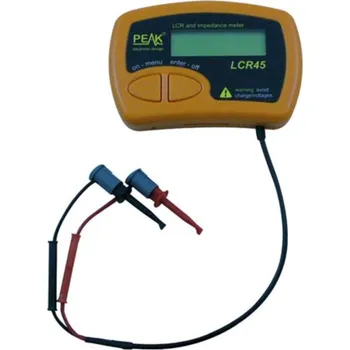 Analyzátor Měření impedančního analyzátoru Peak LCR45 pro měření odporu indukčnosti kapacity