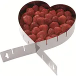 Westmark Forma na dort nastavitelná srdce 31342270 nerez