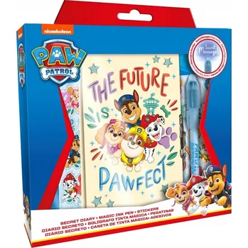 Zápisník Zápisník A5 Euroswan Tlapková patrola – odstíny hnědé a béžové