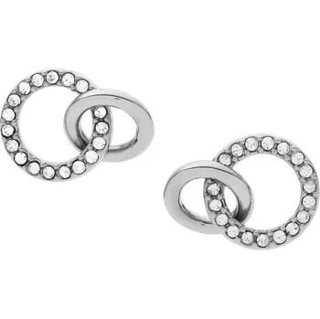 Náušnice Fossil Třpytivé ocelové náušnice s kroužky Hazel JOF00626040 + 2 měsíce na vrácení zboží