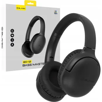 Sluchátka Blavec Bluetooth sluchátka přes uši BO-12 Bass Master ANC (BO12-B) černá