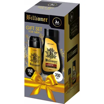 Kosmetická sada JEAN MARC Billioner Pánská sada Deo sprej 150 ml + Sprchový gel 300 ml